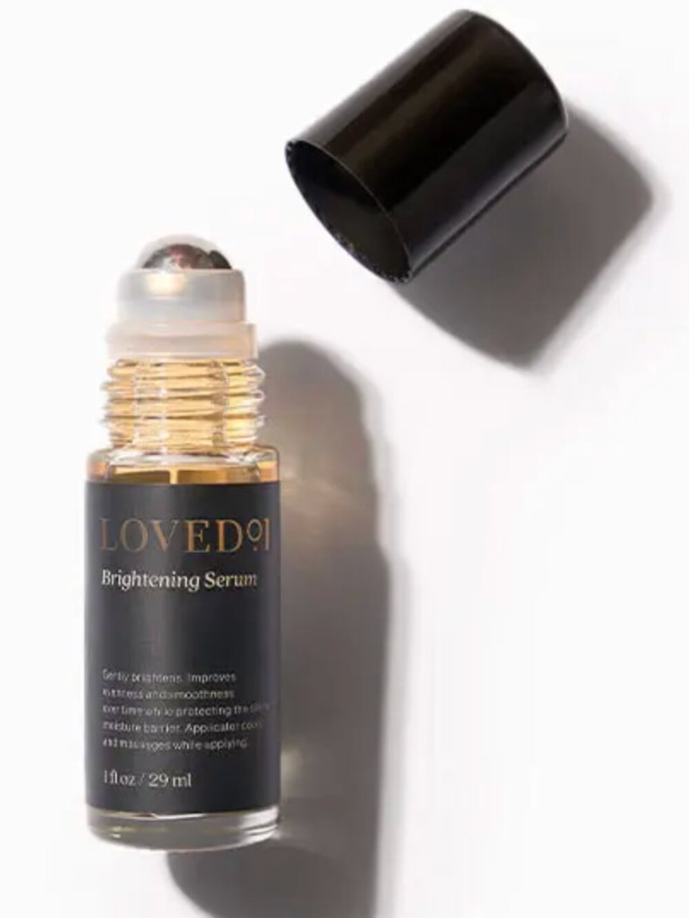 ❣️2/$36 NIB LOVED01 SKINCARE Roll-On Brightening Serum Rollerball Full Size 1 Oz